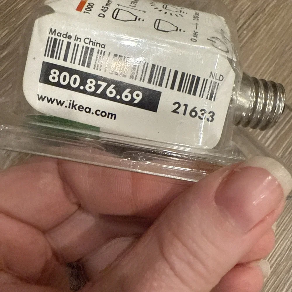 Ikea Sparsam Bulb 7 Watt E17 Light New Model 800.876.69‎ Spec 21633